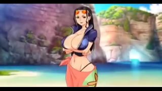 Censored Hentai – Robin on the Beach (animated)